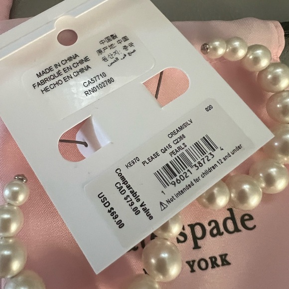 Kate Spade White Pearl Jewelry Set - Picture 4 of 4